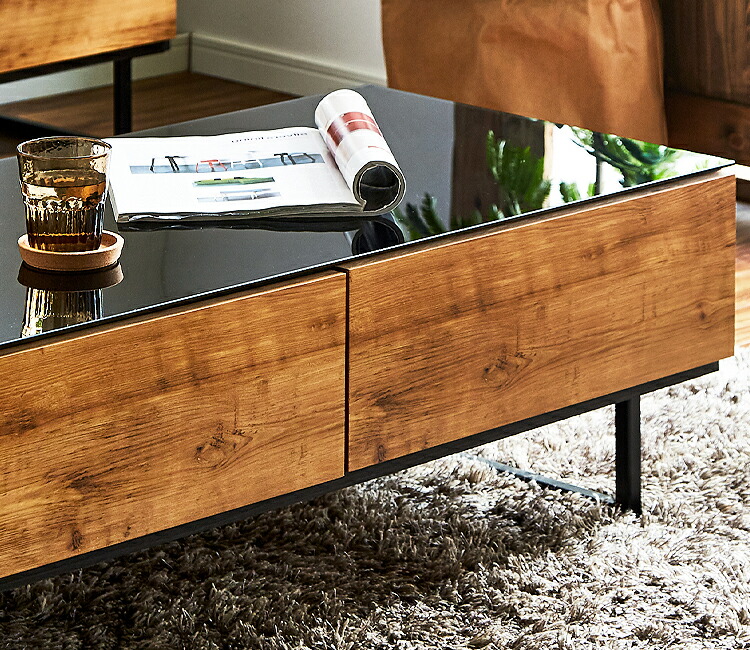 リビングテーブル センターテーブル テーブル おしゃれ 収納 引き出し