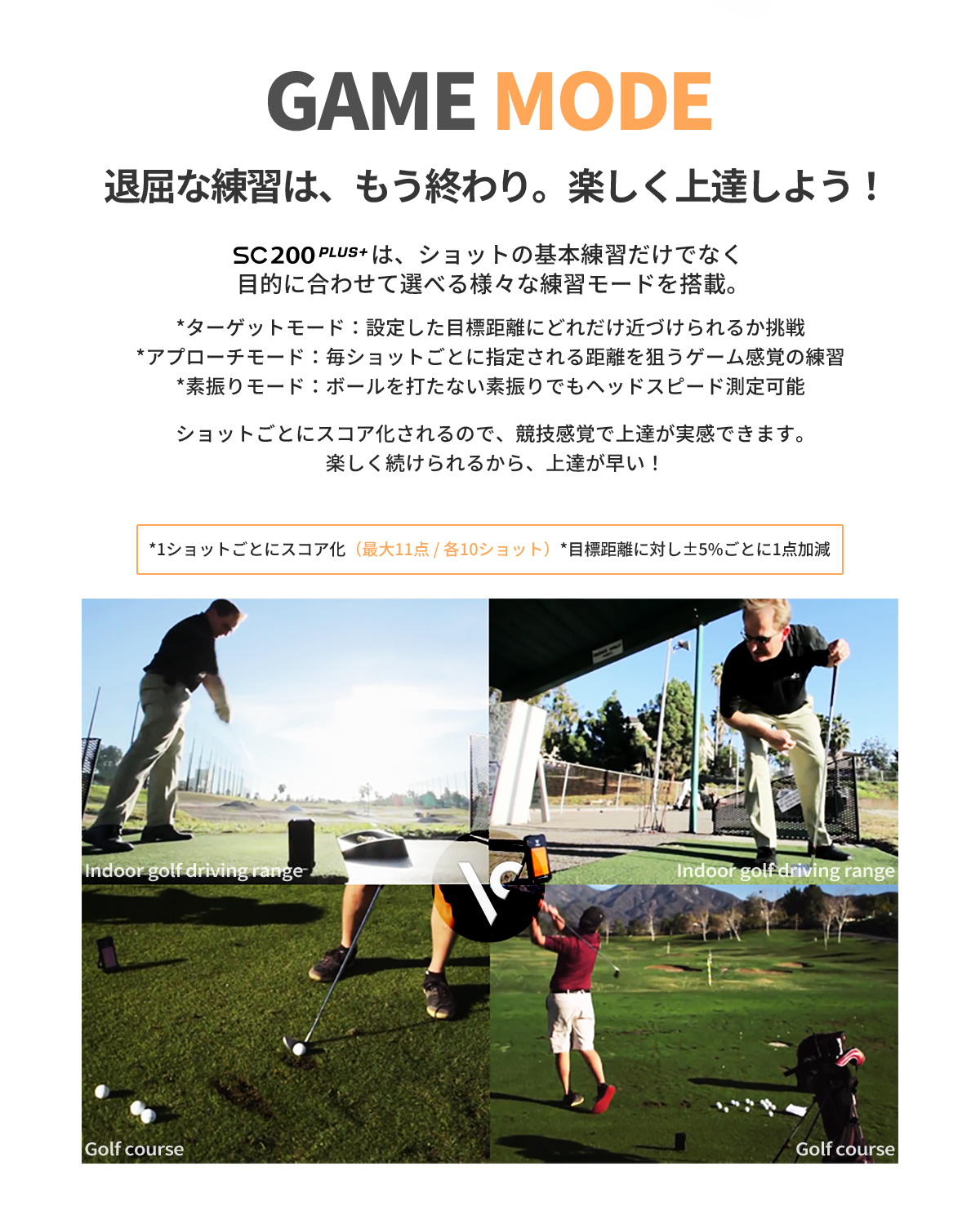 VOICE CADDIE（ボイスキャディ） SC200PLUS 小型 弾道測定器 ゴルフ