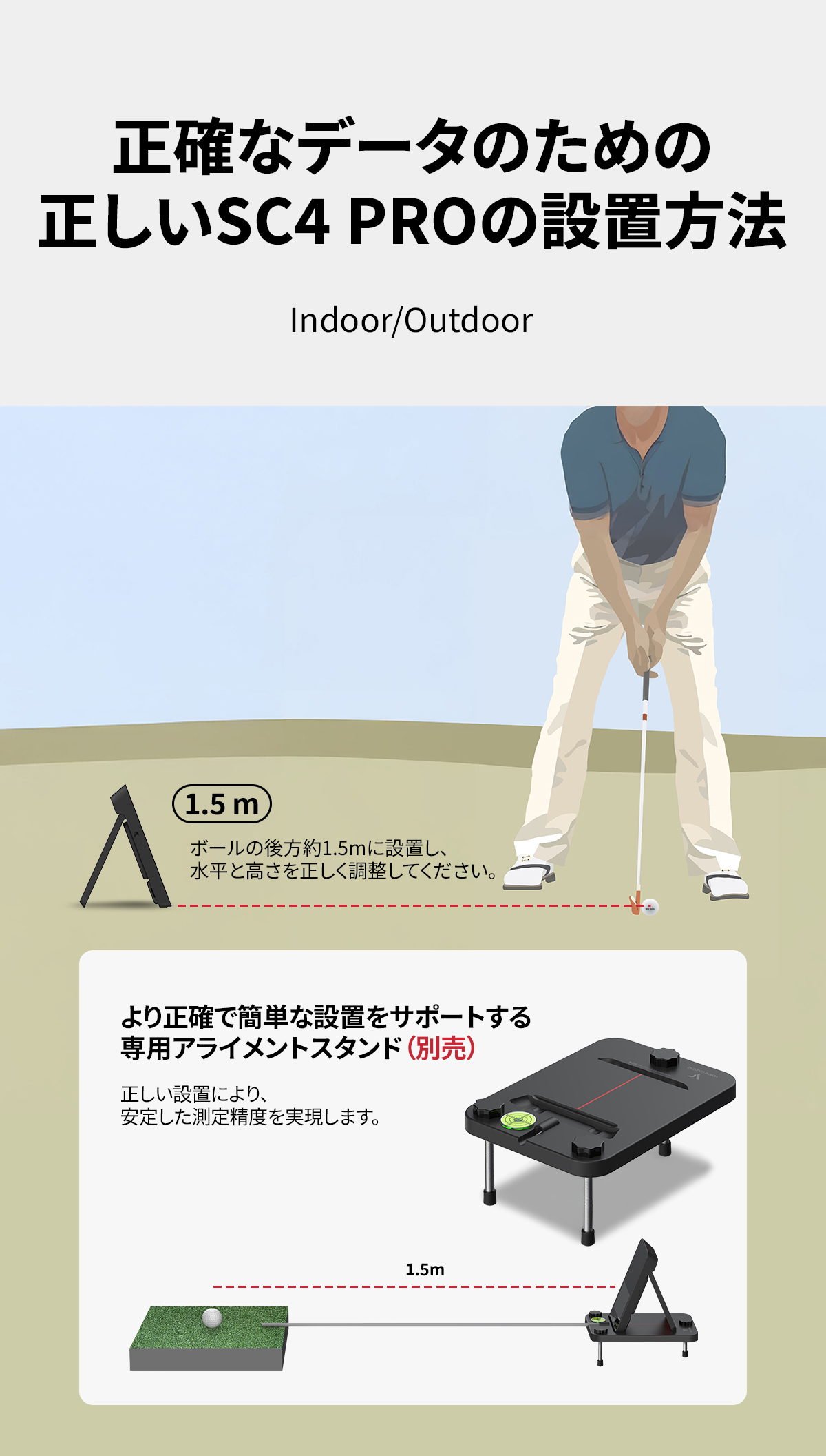 VOICE CADDIE（ボイスキャディ） SC4 PRO 弾道測定器 ゴルフ