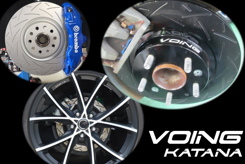 VOING KATANA フリード GB7 GB8 16/09〜 ブレーキ ローター 前後セットの画像