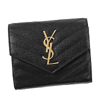 サンローラン 二つ折り財布 パスケース 定期入れ レディース YSL 