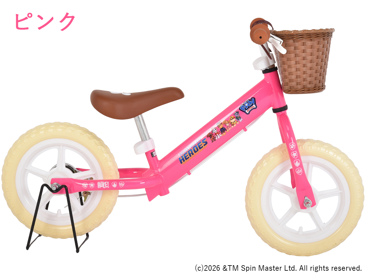 パワ　パトロール様　42,000 オオトモ パウ・パトロール パウパト ペダルなし自転車 12インチ リア