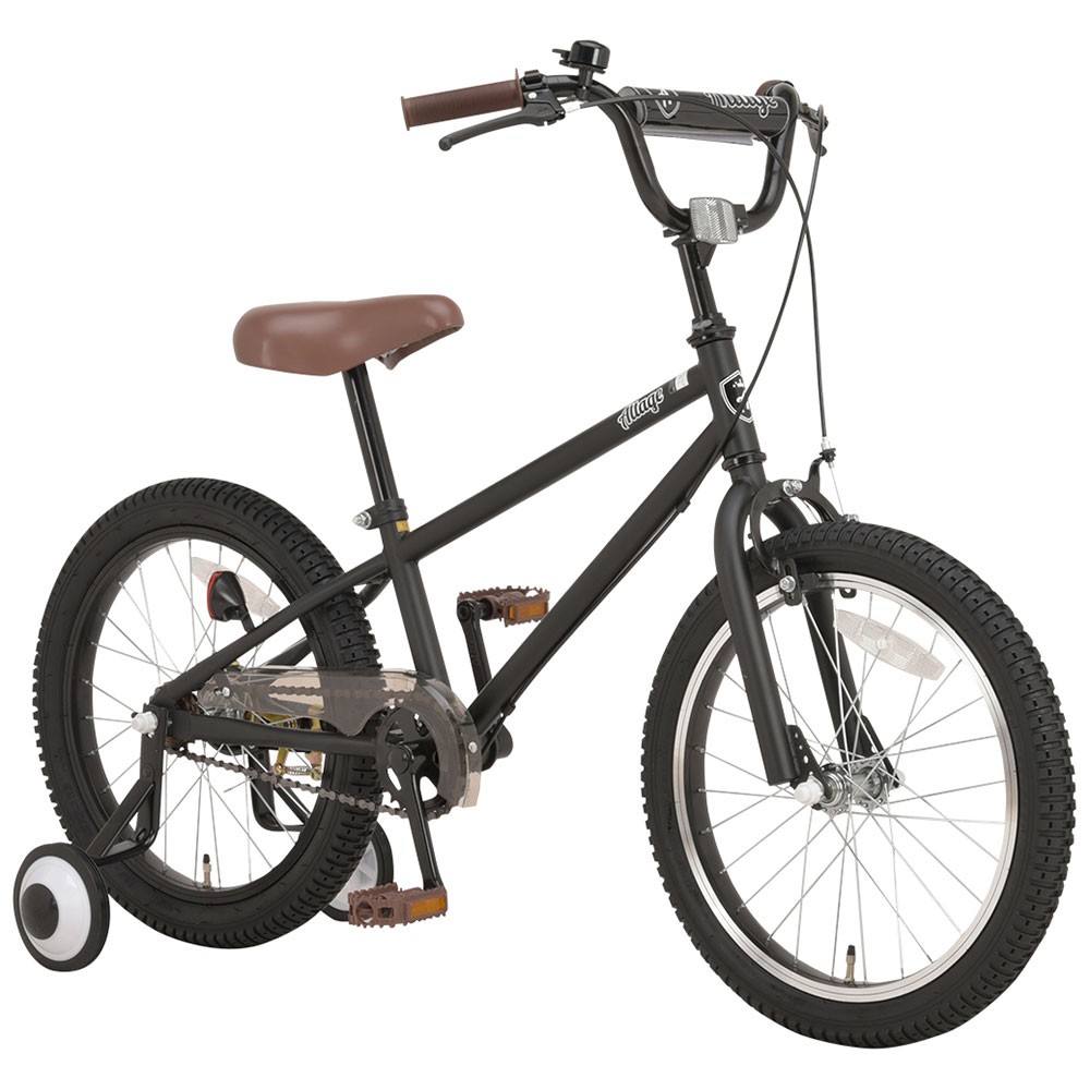 子供用自転車 18インチ Bmxスタイル 補助輪付き サイドスタンド付き