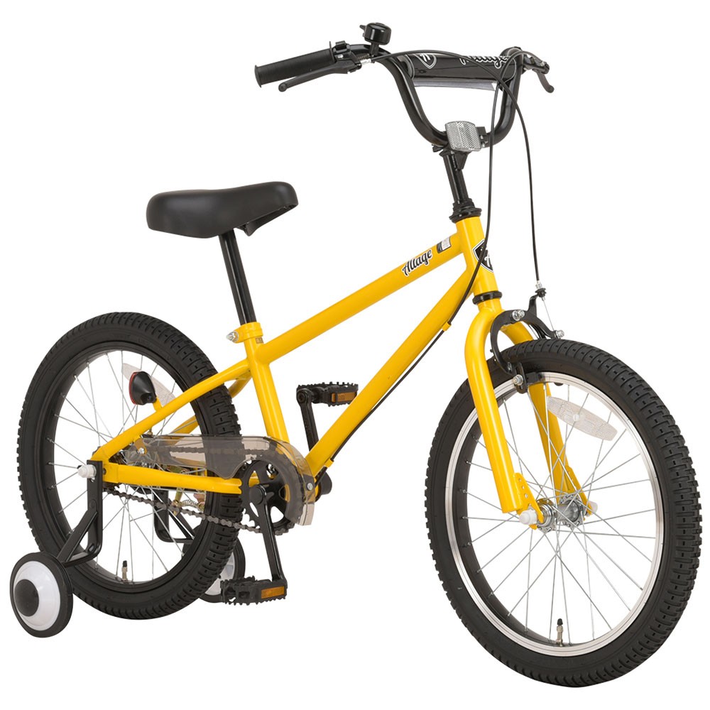 子供用自転車 18インチ 子ども用 BMXスタイル 補助輪・スタンド付き 4歳 5歳 6歳 7歳 プ...