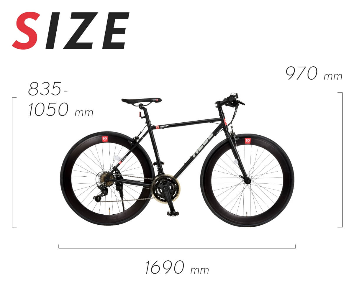 クロスバイク 自転車 完成品出荷 / 置き配可能 700C 700×25C シマノ 