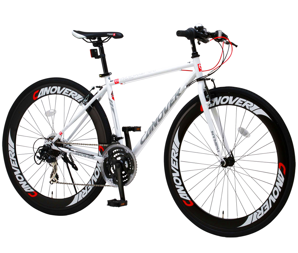 クロスバイク 完成品 自転車 700×28C(約27インチ) シマノ21段変速 V 
