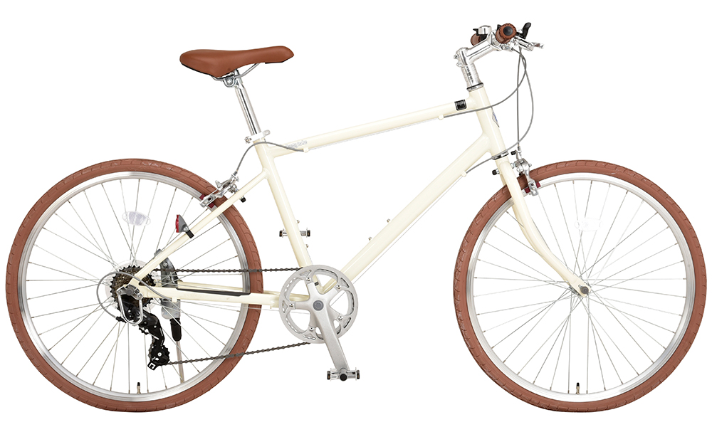 16490円 格安販売の 自転車 完成品 26インチ クロスバイク MIWA ハッピートゥビー 26 外装7段変速 アルミ仕様 SB7 HP267ALND
