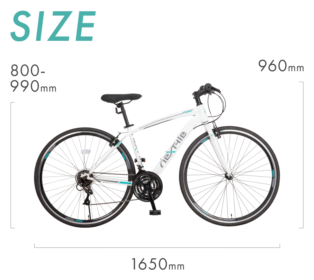 クロスバイク 自転車 完成品出荷 / 置き配可能 700×28C シマノ21段変速 Vブレーキ ネクスタイル NEXTYLE NX-CR001