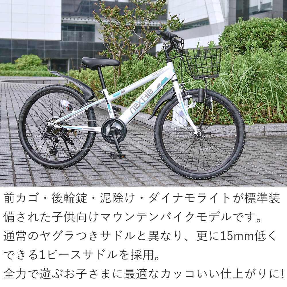 子供用自転車 ジュニアマウンテンバイク MTB 22インチ シマノ製6段 