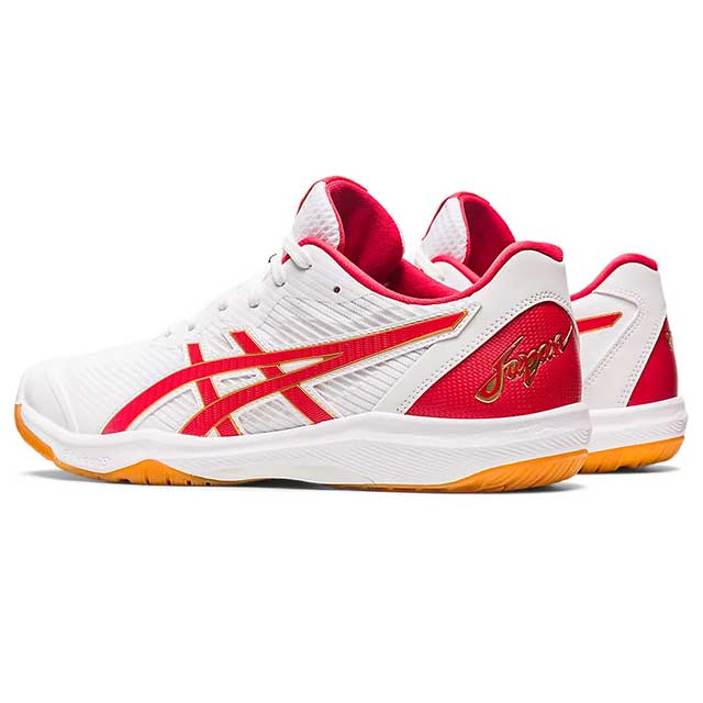 アシックス バレーボールシューズ ローテジャパン ROTE JAPAN LYTE FF3 ローカット 1053A054 102 ホワイト×レッド バレーシューズ｜volleyballassist｜04