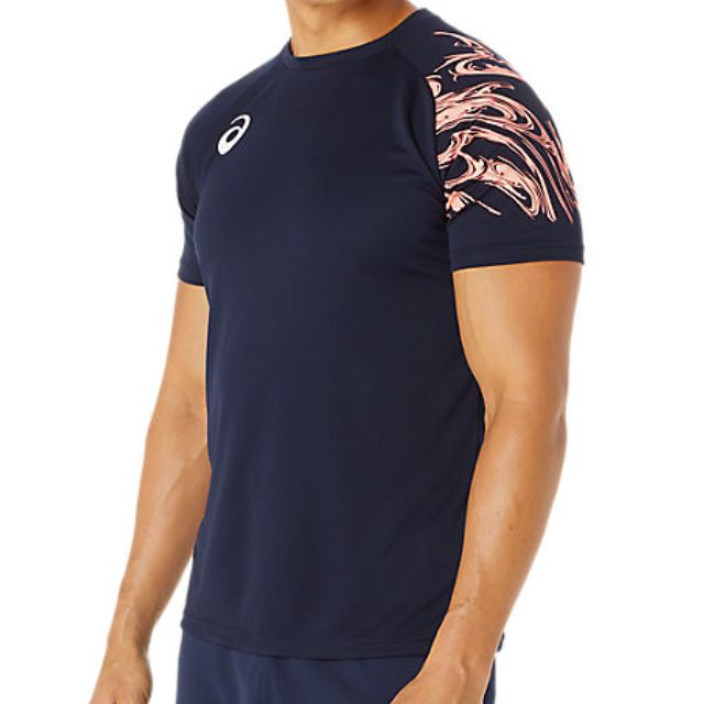ASICS（アシックス） 半袖 Tシャツ 2051A329-1 爆買 : バレーボール