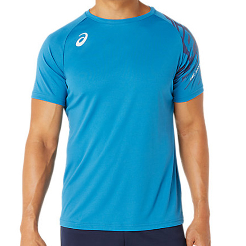 ASICS（アシックス） 半袖 Tシャツ 2051A329-1 爆買 : バレーボール