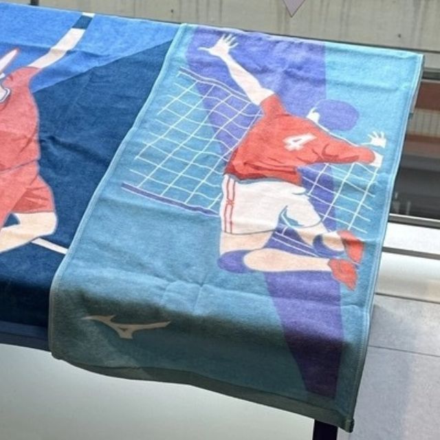 MIZUNO（ミズノ） 今治製 バレーボール部フェイスタオル 箱入り