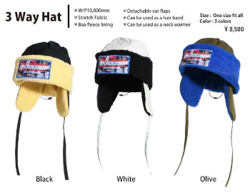 25-26 MTN.ROCK STAR マウンテンロックスター 3way Hat ビーニー 帽子