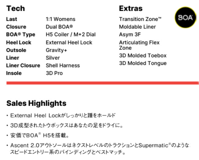 NIDECKER（ナイデッカー） 26-27 NIDECKER Women's ALTAI レディース