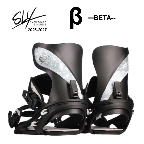 特典付き 26-27 SLY スライ ビンディング β BETA ベータ グラトリ専用 バインディング フラックス スノーボード 正規販売店 SLY SNOWBOARD BINDINGS 2026-2027 | SLY