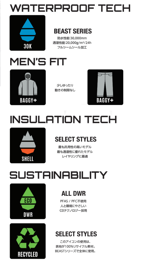 特典付き 26-27 AIRBLASTER エアブラスター BEAST ACCESS JACKET ビースト アクセス ジャケット メンズ スノーボード ウエア 正規販売店 SNOWBOARD  2026-2027_4
