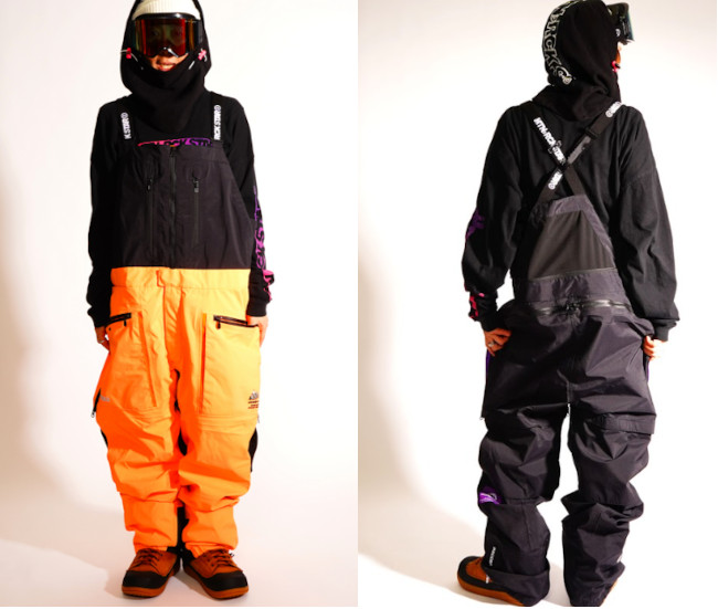 26-27 MTN ROCK STAR マウンテンロックスター CHOPPED S CARROT PANTS チョップド S キャロット パンツ ビブパンツ スノーボード MOUNTAIN ROCK STAR 2026-2027の画像