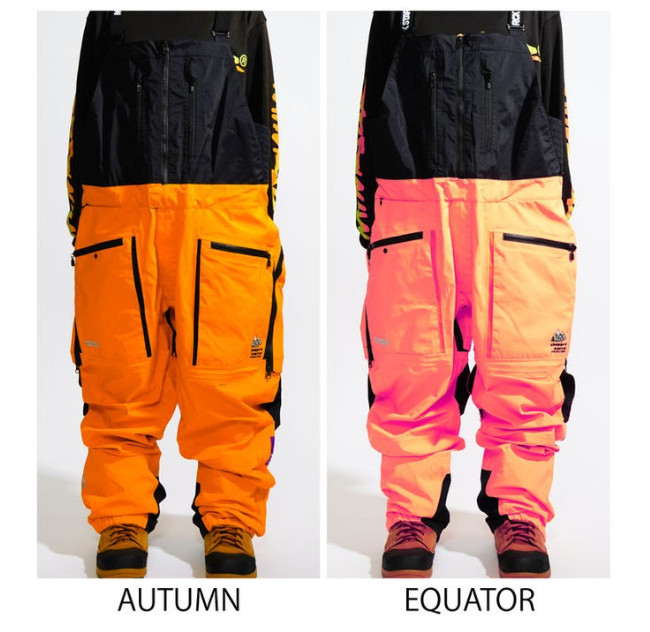 26-27 MTN ROCK STAR マウンテンロックスター CHOPPED S CARROT PANTS チョップド S キャロット パンツ ビブパンツ スノーボード MOUNTAIN ROCK STAR 2026-2027の画像