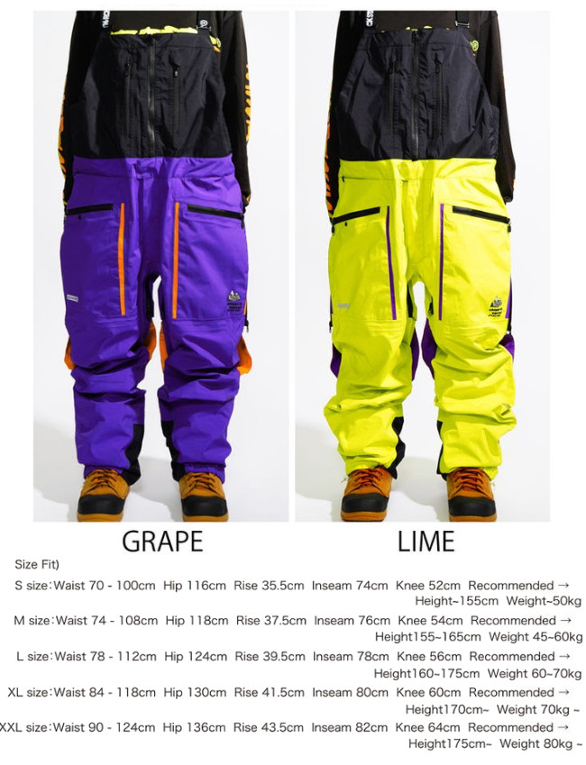 26-27 MTN ROCK STAR マウンテンロックスター CHOPPED S CARROT PANTS チョップド S キャロット パンツ ビブパンツ スノーボード MOUNTAIN ROCK STAR 2026-2027の画像