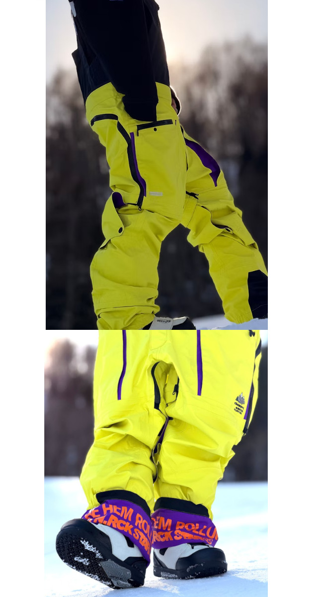 26-27 MTN ROCK STAR マウンテンロックスター CHOPPED S CARROT PANTS チョップド S キャロット パンツ ビブパンツ スノーボード MOUNTAIN ROCK STAR 2026-2027の画像