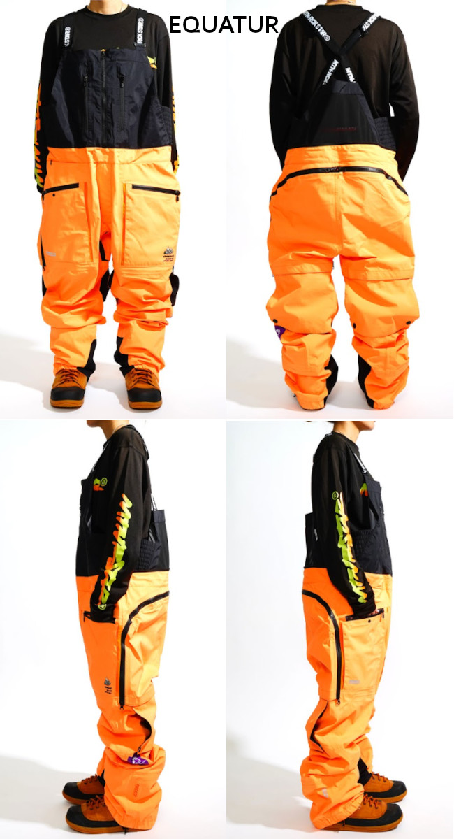 26-27 MTN ROCK STAR マウンテンロックスター CHOPPED S CARROT PANTS チョップド S キャロット パンツ ビブパンツ スノーボード MOUNTAIN ROCK STAR 2026-2027の画像