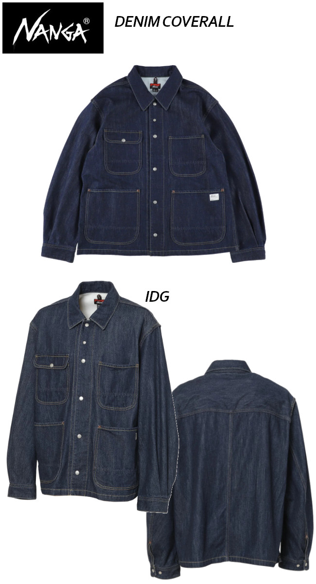 NANGA ナンガ DENIM COVERALL デニム カバーオール ジャケット NANGA DOWN WEAR 2026 モデル 正規販売店 関連画像1