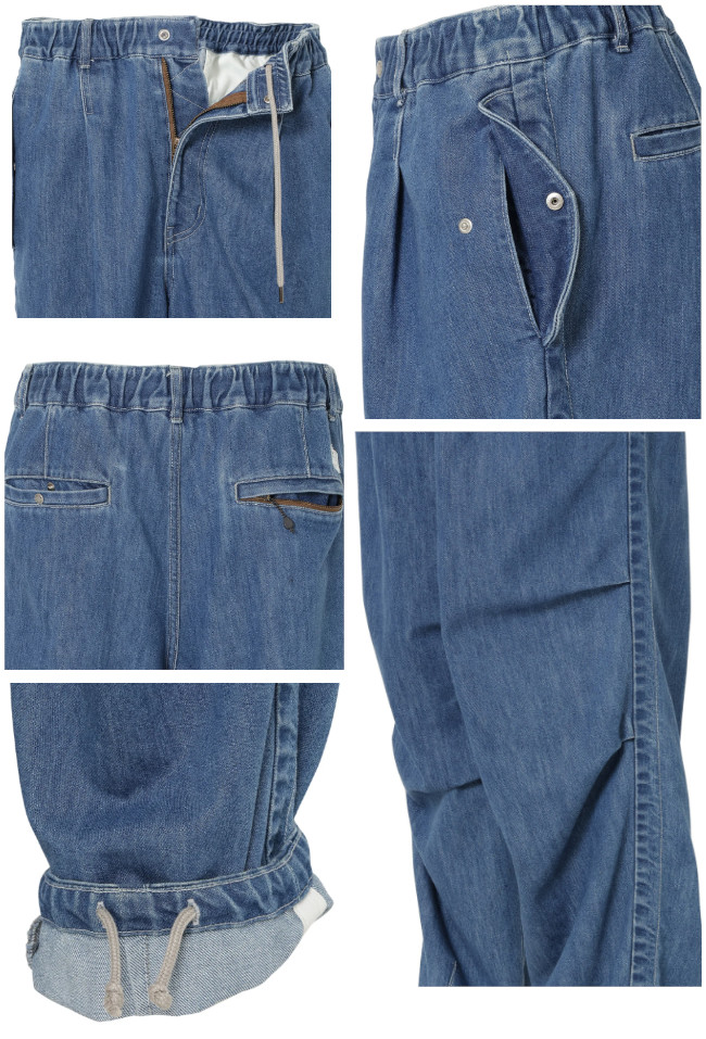 NANGA ナンガ DENIM RELAX EASY PANTS デニム リラックスイージー パンツ NANGA DOWN WEAR 2026 モデル 正規販売店 関連画像3