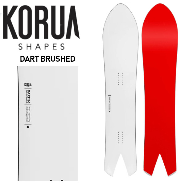 Korua shapes dart156 カスタムチューン済ソールカバーセット KORUA SHAPES（コルアシェイプス） 26-27 KORUA Shapes DART BRUSHED