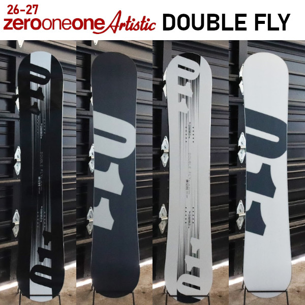 特典付き 26-27 011 Artistic DOUBLE FLY ダブル フライ 150/151/152 ゼロワンワン アーティスティック キャンバー グラトリ SNOWBOARD 正規販売店 2026-2027
