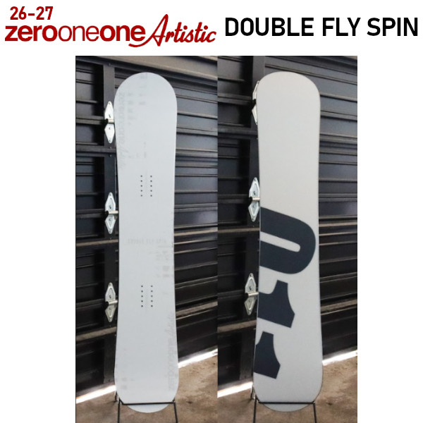 特典付き 26-27 011 Artistic DOUBLE FLY SPIN ダブル フライ スピン 138-140 ゼロワンワン アーティスティック Wキャンバー SNOWBOARD 正規販売店 2026-2027