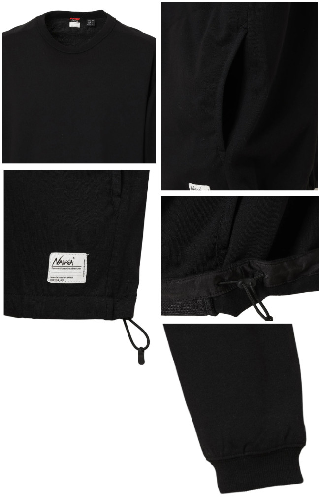 NANGA ナンガ ECO HYBRID OVERSIZED L/S TEE MEN エコ ハイブリッド オーバー サイズ ロングスリーブ TシャツNANGA DOWN WEAR 2026 モデル 正規販売店 関連画像3