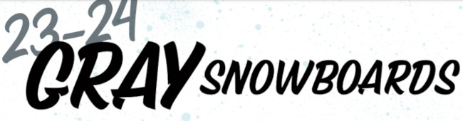 23-24 GRAY SNOWBOARDS グレイ SHRED シュレッド グラトリ SNOWBOARD