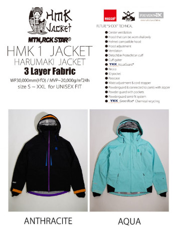 26-27 MTN ROCK STAR マウンテンロックスター HMK 1 JACKET HARUMAKI
