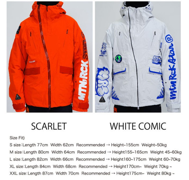 26-27 MTN ROCK STAR マウンテンロックスター HMK 3 JACKET HARUMAKI