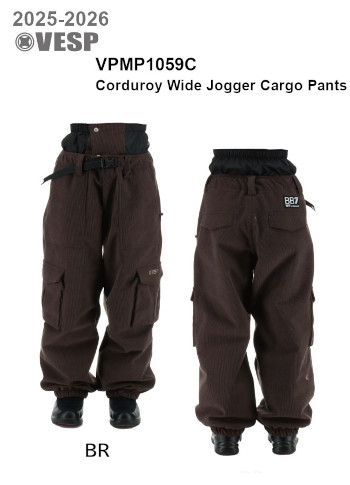 VESP（ベスプ） 25-26 VESP べスプ VPMP1059C Corduroy Wide Jogger