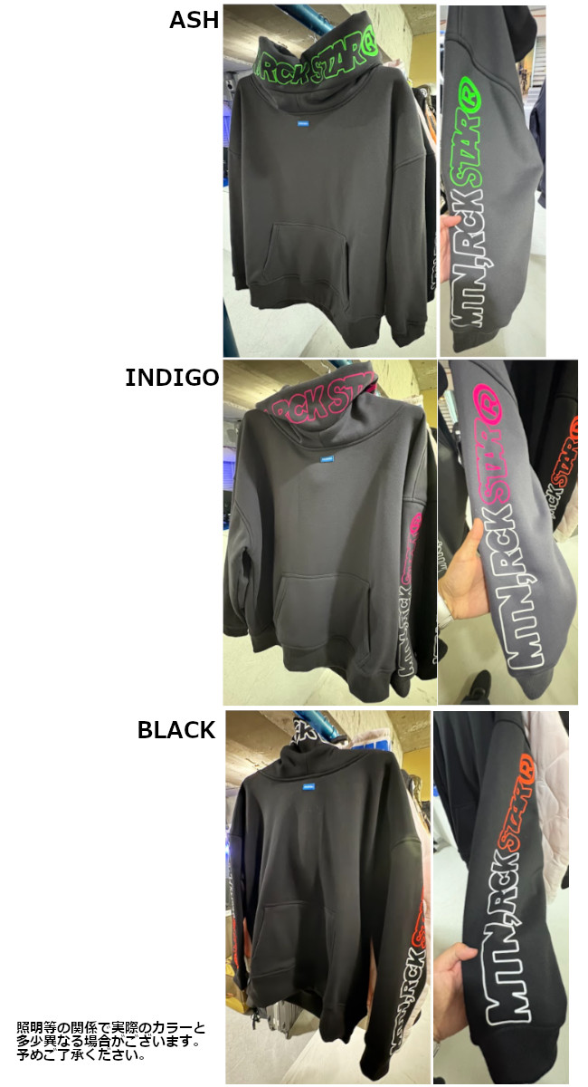 【マウンテンロックスター】NECK HOODEDパーカー MTN.ROCK STAR マウンテンロックスター アーリーモデル NECK HOODED