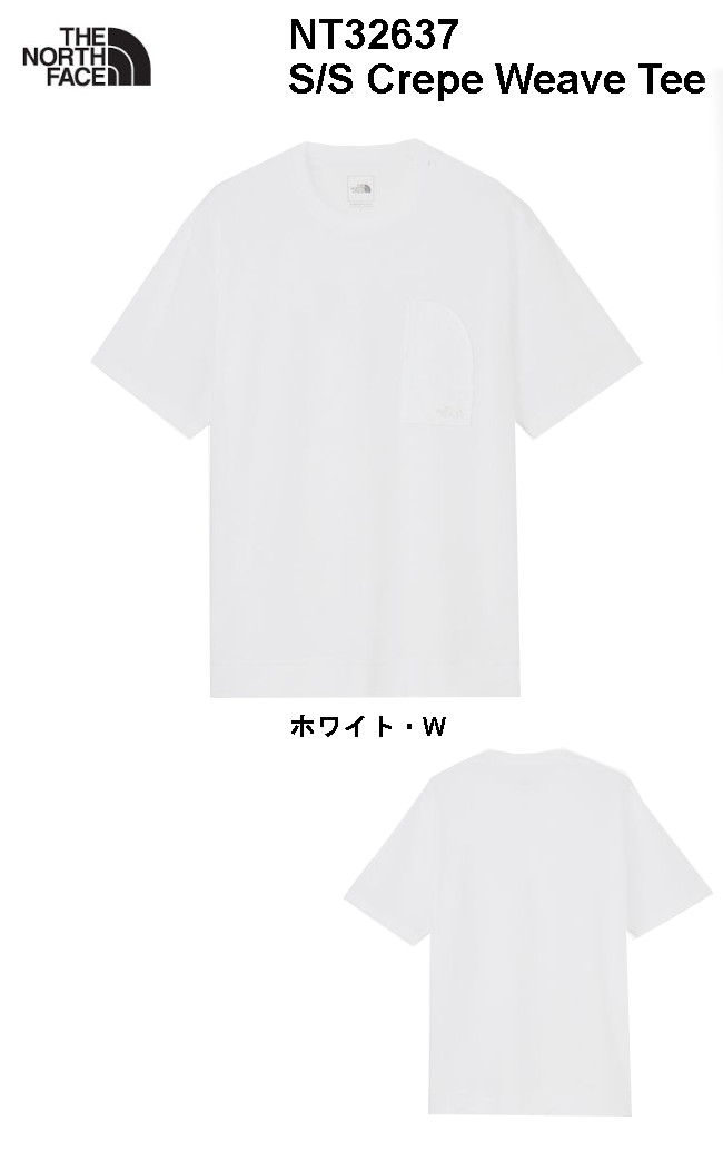 THE NORTH FACE（ザ ノースフェイス） S/S Crepe Weave Tee NT32637