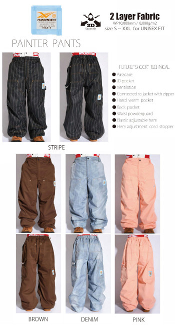 25-26 MTN,ROCK STAR PLAN B PROJECT PAINTER PANTS マウンテンロック