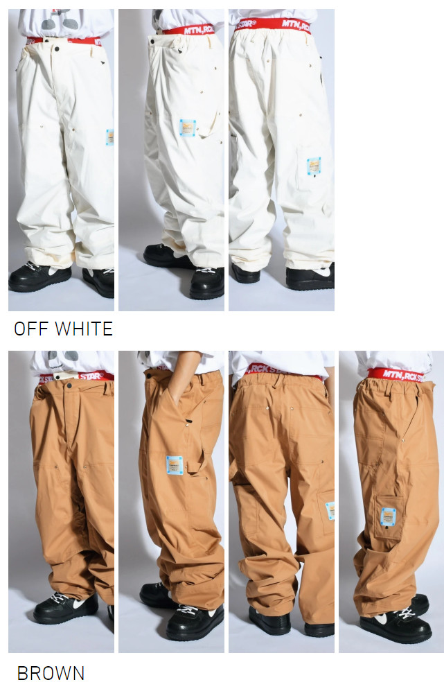 マウンテンロックスター　23-24パンツ　プランB XLサイズ　ネイビー　美品 24-25 MTN,ROCK STAR PLAN B PROJECT PAINTER PANTS マウンテン