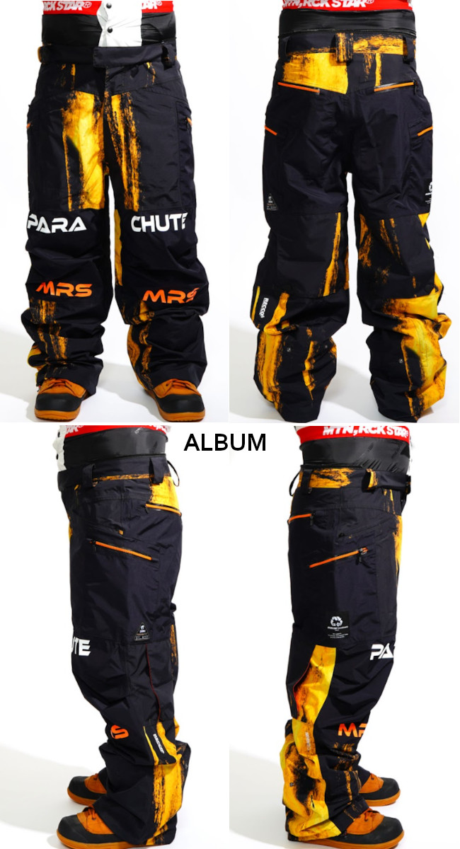 26-27 MTN ROCK STAR マウンテンロックスター PARACHUTE PANTS パラシュート パンツ スノーボード ウエア MOUNTAIN ROCK STAR 2026-2027 ご予約商品 関連画像4
