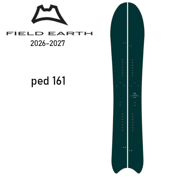 26-27 FIELD EARTH フィールドアース ped 161 スプリットボード バック