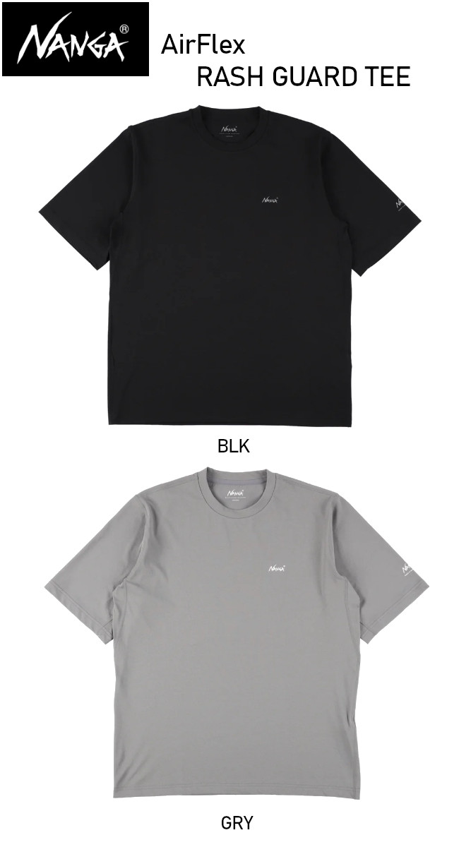 NANGA ナンガ AirFlex RASH GUARD TEE エアフレックス ラッシュ ガード Tシャツ 水陸両用 NANGA DOWN WEAR 2026 春夏モデル 正規販売店 メール便発送 関連画像1