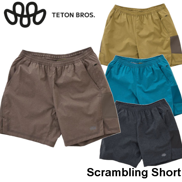 26 Spring\u0026Summer Teton Bros ティートン ブロス Scrambling Short スクランブリング ショーツ メンズ 速乾 通気 正規販売店 26春夏モデル メール便発送