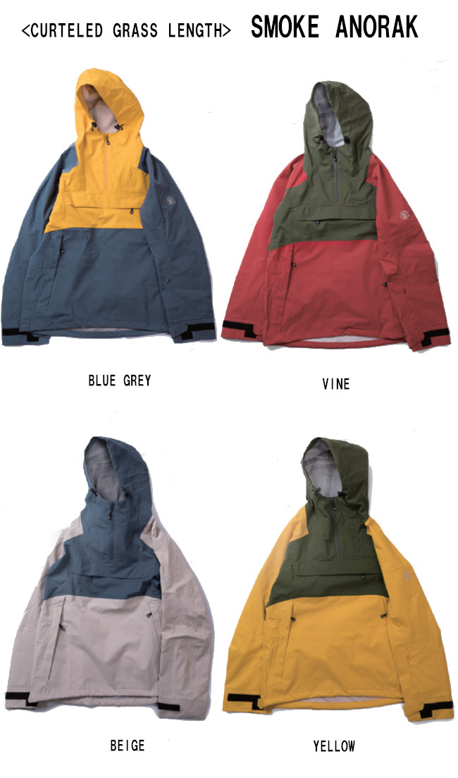 23-24 unfudge アンファッジ SMOKE ANORAK スモーク アノラック