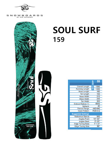 特典付き 25-26 SG SNOWBOARDS エスジー スノーボード SOUL SURF 159