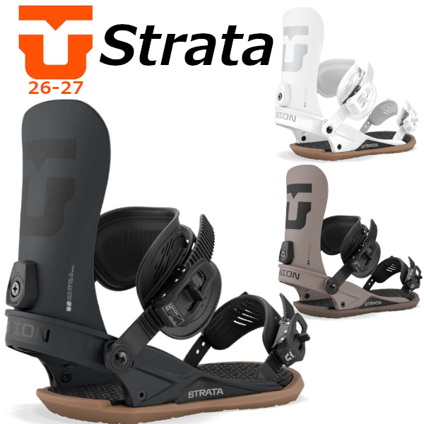 特典付き 26-27 UNION ユニオン Strata ストラータ ビンディング バインディング BINDING 正規販売店 スノーボード SNOWBOARD 2026-2027 ご予約商品