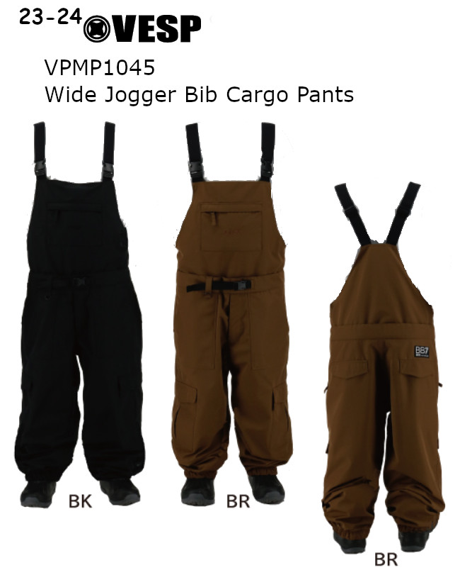 23-24 VESP べスプ VPMP1045 Wide Jogger Bib Cargo Pants ワイド ジョガー ビブ カーゴ パンツ メンズ  レディース スノーボード SNOWBOARD 2023-2024 : vpmp1045 : VOLTAGE - 通販 - Yahoo!ショッピング