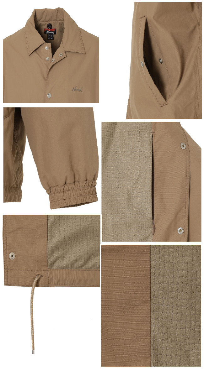 NANGA �i���K WARM COACH JACKET �E�H�[�� �R�[�` �W���P�b�g NANGA DOWN WEAR 2026 ���f�� ���K�̔��X �֘A�摜3