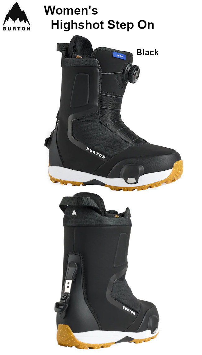 BURTON バートン 25-26 Women's Highshot Step On ハイショット ステップオン ワイド  ウィメンズ  ブーツ 日本正規品 スノーボード SNOWBOARD 2025-2026_1